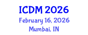 International Conference on Data Mining (ICDM) February 16, 2026 - Mumbai, India