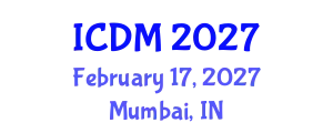 International Conference on Data Mining (ICDM) February 17, 2027 - Mumbai, India