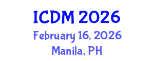 International Conference on Data Mining (ICDM) February 16, 2026 - Manila, Philippines