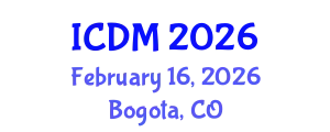 International Conference on Data Mining (ICDM) February 16, 2026 - Bogota, Colombia
