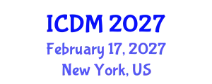 International Conference on Data Mining (ICDM) February 17, 2027 - New York, United States