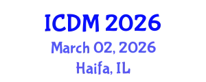 International Conference on Data Mining (ICDM) March 02, 2026 - Haifa, Israel