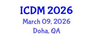 International Conference on Data Mining (ICDM) March 09, 2026 - Doha, Qatar