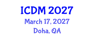 International Conference on Data Mining (ICDM) March 17, 2027 - Doha, Qatar