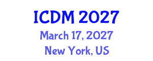 International Conference on Data Mining (ICDM) March 17, 2027 - New York, United States
