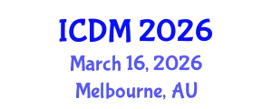 International Conference on Data Mining (ICDM) March 16, 2026 - Melbourne, Australia