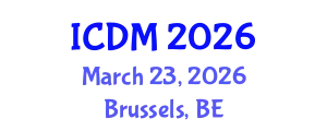 International Conference on Data Mining (ICDM) March 23, 2026 - Brussels, Belgium