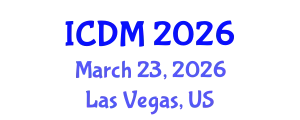 International Conference on Data Mining (ICDM) March 23, 2026 - Las Vegas, United States