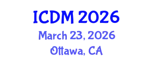 International Conference on Data Mining (ICDM) March 23, 2026 - Ottawa, Canada
