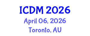International Conference on Data Mining (ICDM) April 06, 2026 - Toronto, Australia
