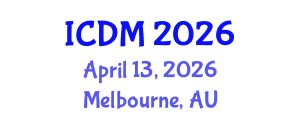 International Conference on Data Mining (ICDM) April 13, 2026 - Melbourne, Australia