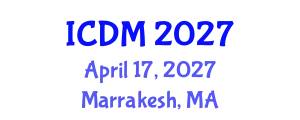 International Conference on Data Mining (ICDM) April 17, 2027 - Marrakesh, Morocco