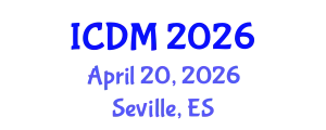 International Conference on Data Mining (ICDM) April 20, 2026 - Seville, Spain