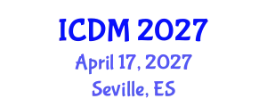 International Conference on Data Mining (ICDM) April 17, 2027 - Seville, Spain