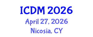 International Conference on Data Mining (ICDM) April 27, 2026 - Nicosia, Cyprus