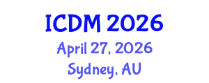 International Conference on Data Mining (ICDM) April 27, 2026 - Sydney, Australia