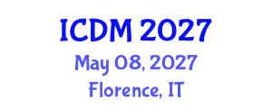 International Conference on Data Mining (ICDM) May 08, 2027 - Florence, Italy