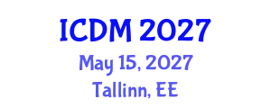 International Conference on Data Mining (ICDM) May 15, 2027 - Tallinn, Estonia