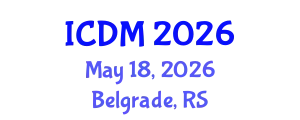 International Conference on Data Mining (ICDM) May 18, 2026 - Belgrade, Serbia