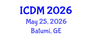 International Conference on Data Mining (ICDM) May 25, 2026 - Batumi, Georgia