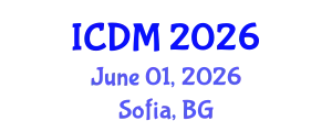 International Conference on Data Mining (ICDM) June 01, 2026 - Sofia, Bulgaria