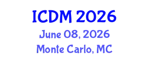 International Conference on Data Mining (ICDM) June 08, 2026 - Monte Carlo, Monaco