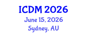 International Conference on Data Mining (ICDM) June 15, 2026 - Sydney, Australia