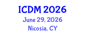 International Conference on Data Mining (ICDM) June 29, 2026 - Nicosia, Cyprus