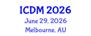 International Conference on Data Mining (ICDM) June 29, 2026 - Melbourne, Australia