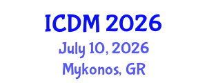 International Conference on Data Mining (ICDM) July 10, 2026 - Mykonos, Greece
