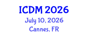 International Conference on Data Mining (ICDM) July 10, 2026 - Cannes, France