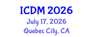 International Conference on Data Mining (ICDM) July 17, 2026 - Quebec City, Canada