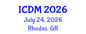 International Conference on Data Mining (ICDM) July 24, 2026 - Rhodes, Greece