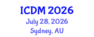 International Conference on Data Mining (ICDM) July 28, 2026 - Sydney, Australia
