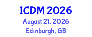 International Conference on Data Mining (ICDM) August 21, 2026 - Edinburgh, United Kingdom