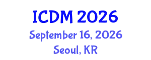 International Conference on Data Mining (ICDM) September 16, 2026 - Seoul, Republic of Korea