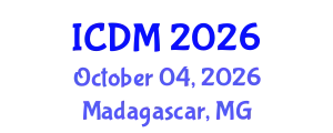 International Conference on Data Mining (ICDM) October 04, 2026 - Madagascar, Madagascar