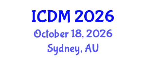 International Conference on Data Mining (ICDM) October 18, 2026 - Sydney, Australia