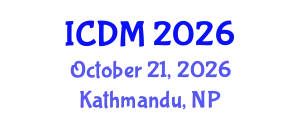 International Conference on Data Mining (ICDM) October 21, 2026 - Kathmandu, Nepal