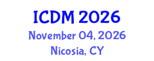 International Conference on Data Mining (ICDM) November 04, 2026 - Nicosia, Cyprus