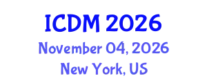International Conference on Data Mining (ICDM) November 04, 2026 - New York, United States