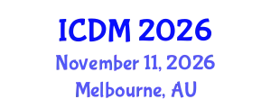 International Conference on Data Mining (ICDM) November 11, 2026 - Melbourne, Australia