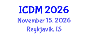 International Conference on Data Mining (ICDM) November 15, 2026 - Reykjavik, Iceland