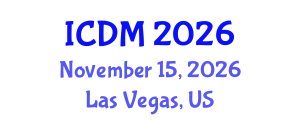 International Conference on Data Mining (ICDM) November 15, 2026 - Las Vegas, United States