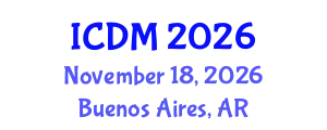 International Conference on Data Mining (ICDM) November 18, 2026 - Buenos Aires, Argentina