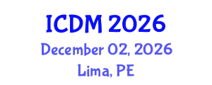 International Conference on Data Mining (ICDM) December 02, 2026 - Lima, Peru