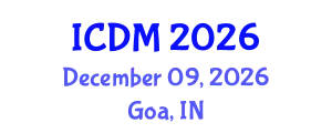 International Conference on Data Mining (ICDM) December 09, 2026 - Goa, India