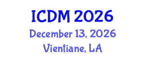 International Conference on Data Mining (ICDM) December 13, 2026 - Vientiane, Laos