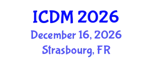 International Conference on Data Mining (ICDM) December 16, 2026 - Strasbourg, France