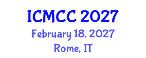 International Conference on Mathematical and Computational Chemistry (ICMCC) February 18, 2027 - Rome, Italy
